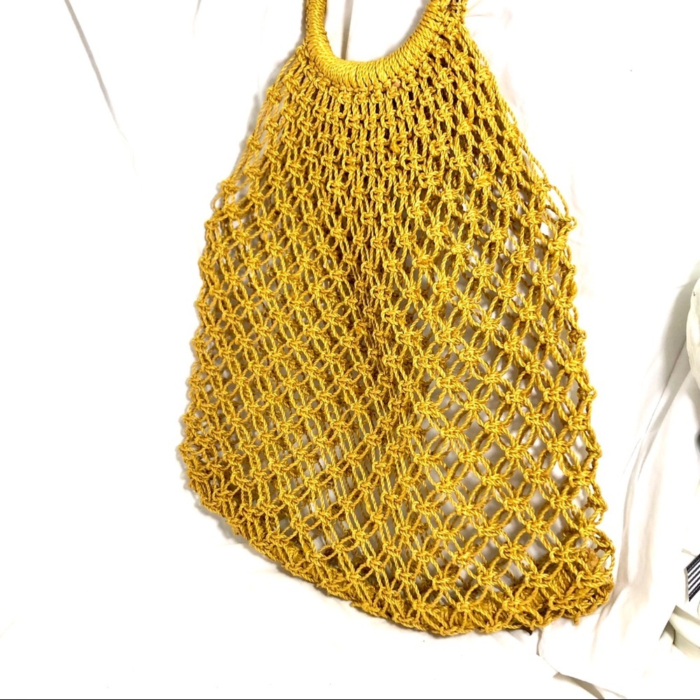 Women NWOT Macrame shopping sack - Picture 2 of 5